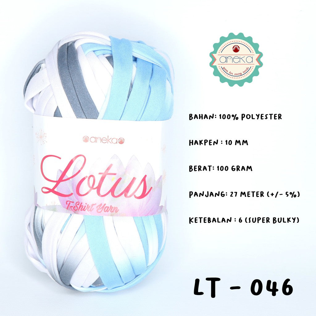 KATALOG - Benang Rajut Lotus Sembur / TShirt / Kaos Yarn Sembur Part 3