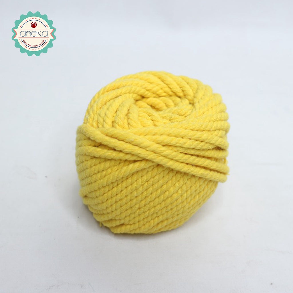 KATALOG - Benang Tali katun/tali macrame makrame warna 100 Gr - 4mm