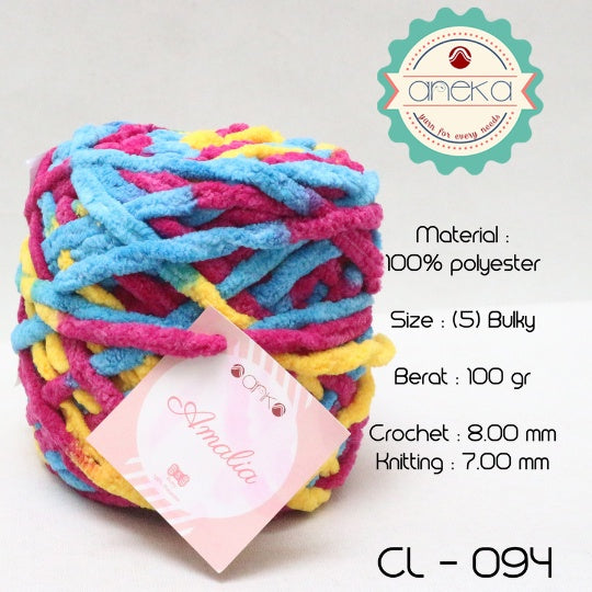 KATALOG - Benang Rajut Chenille Midi Amalia Yarn PART 2
