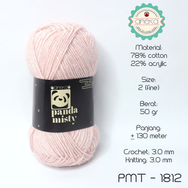 KATALOG - Benang Rajut Katun Panda Misty / Semprot Wol / Stonewashed Yarn - PART 2