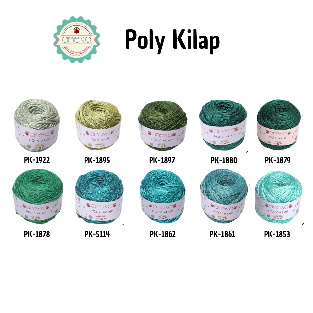 CATALOG - PREMIUM Polyester Knitting Yarn / Polyester / Poly Poly Luster Color PART 2