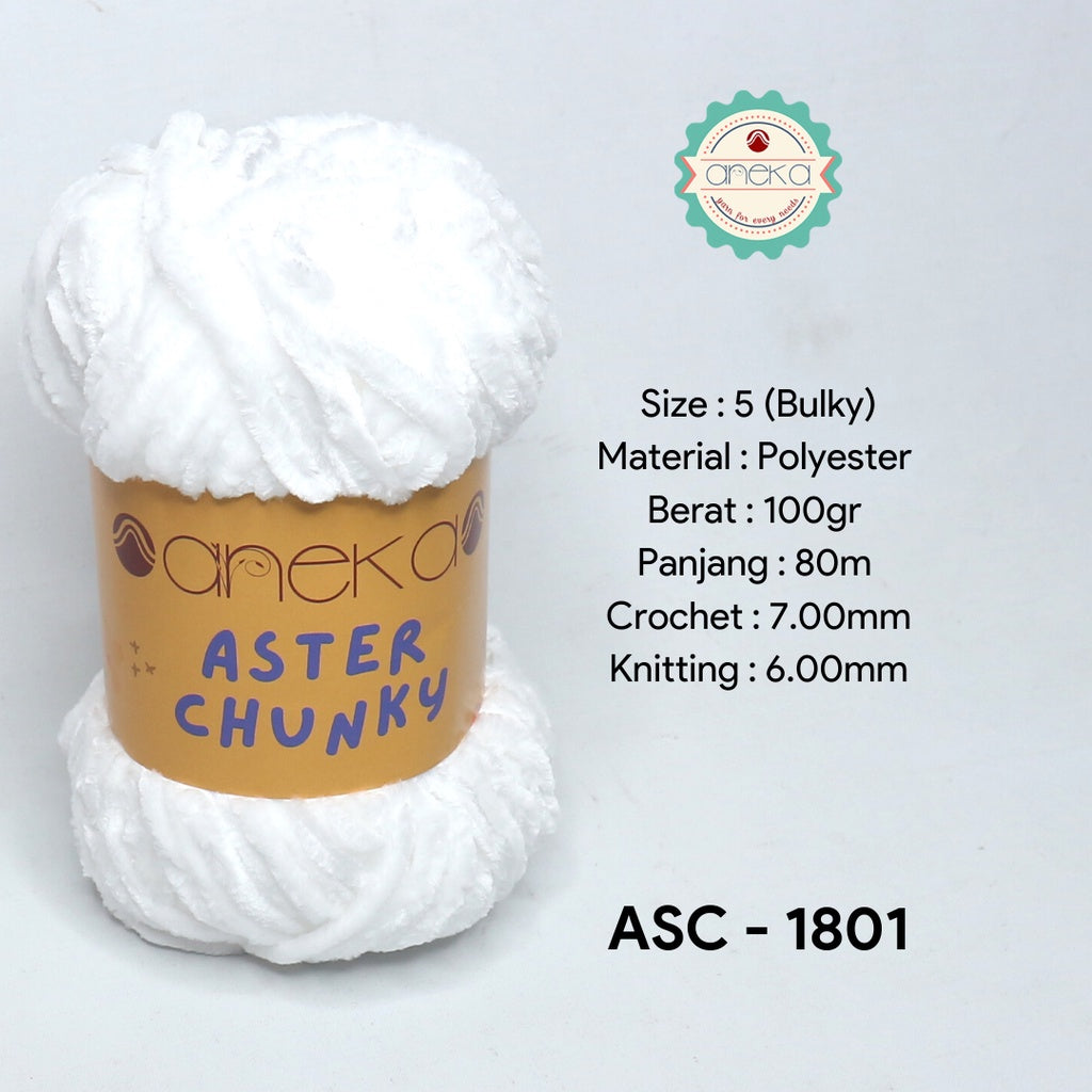 KATALOG - Benang Rajut Bludru Aster CHUNKY / Velvet Knitting Yarn