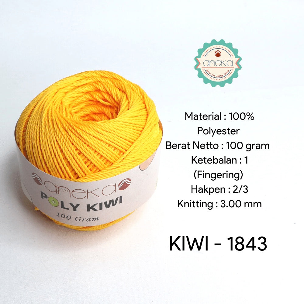KATALOG - Benang Rajut Poli / Poly Kiwi Yarn - PREMIUM - Part 1