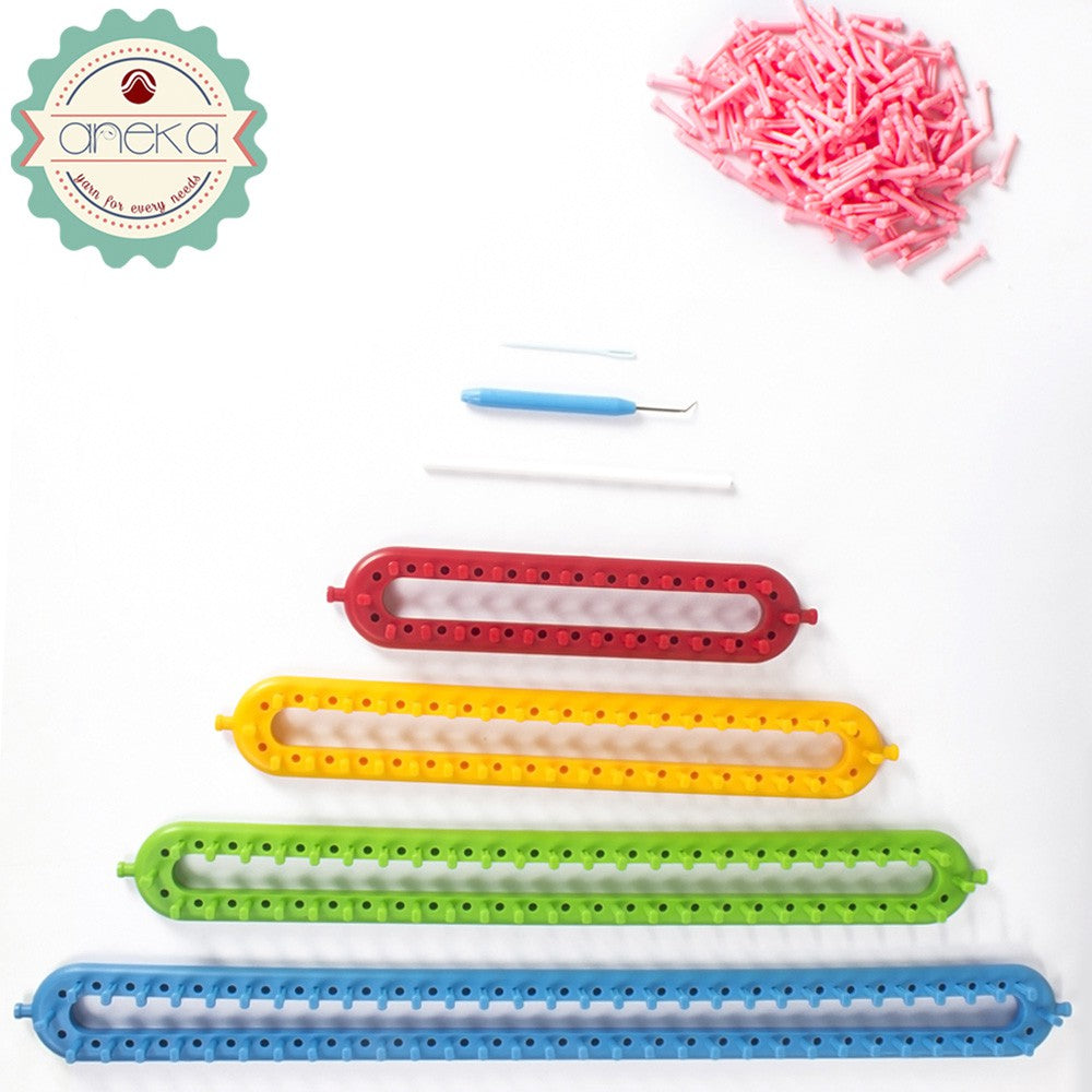 PONY - Pony Alat Rajut Long Loom / Pony Straight Knitting Loom