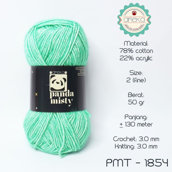 KATALOG - Benang Rajut Katun Panda Misty / Semprot Wol / Stonewashed Yarn - PART 1