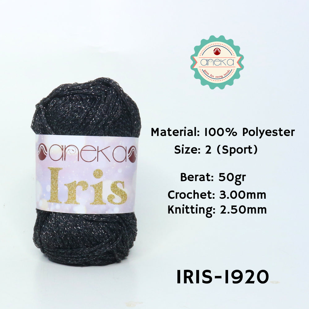 KATALOG - Benang Rajut Iris Glitter / Crochet Knitting Yarn