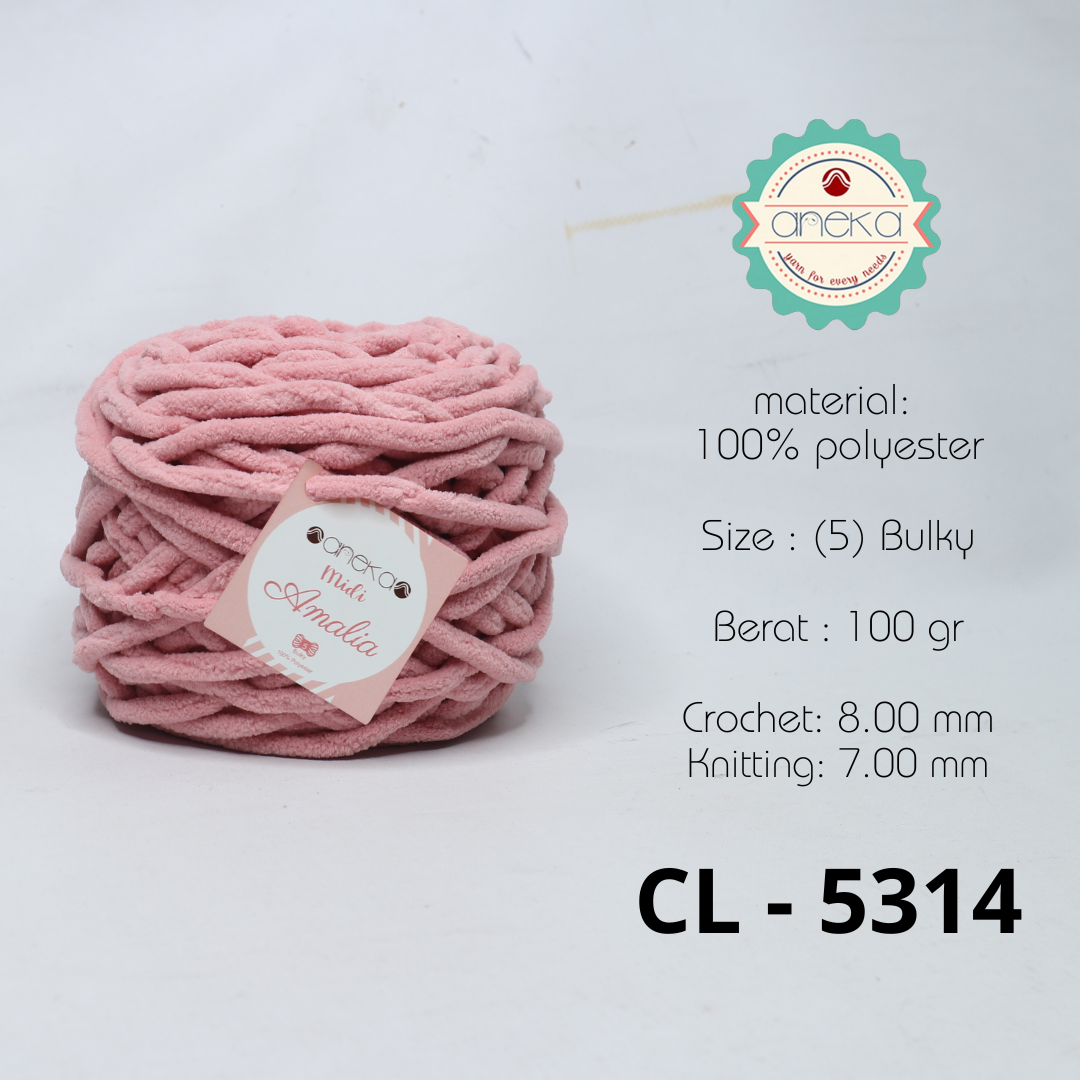 KATALOG - Benang Rajut Chenille Midi Amalia Yarn PART 1