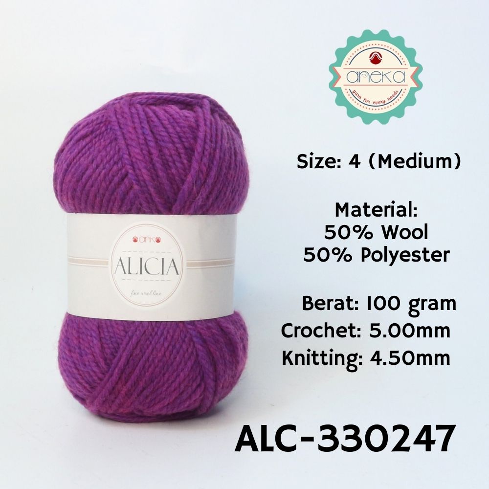 KATALOG - Benang Rajut Wool Alicia / Crochet Knitting Yarn - Part 2
