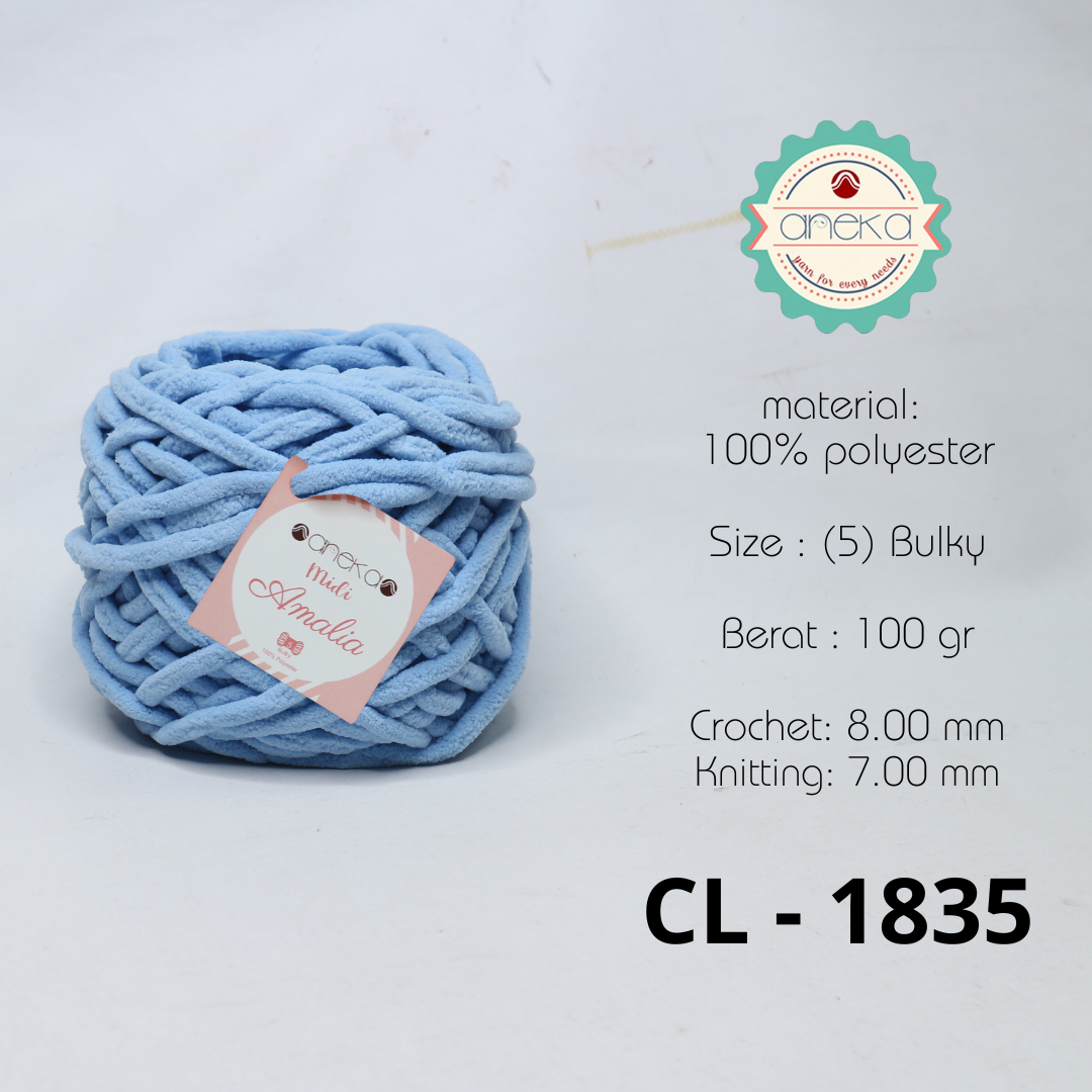 KATALOG - Benang Rajut Chenille Midi Amalia Yarn PART 1