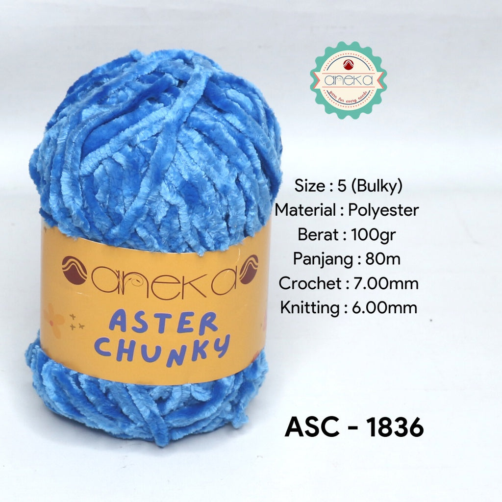 KATALOG - Benang Rajut Bludru Aster CHUNKY / Velvet Knitting Yarn