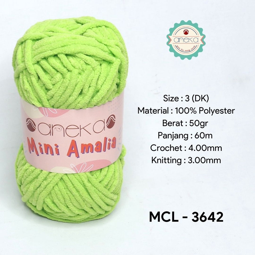 KATALOG - Benang Rajut Mini Amalia / Small Chenille Yarn