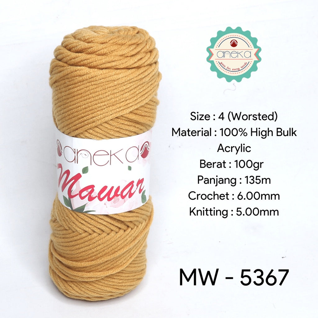 KATALOG - Benang Rajut Mawar / Soft Acrylic Yarn / 8 ply Milk Cotton Worsted / Katun Susu PART 1