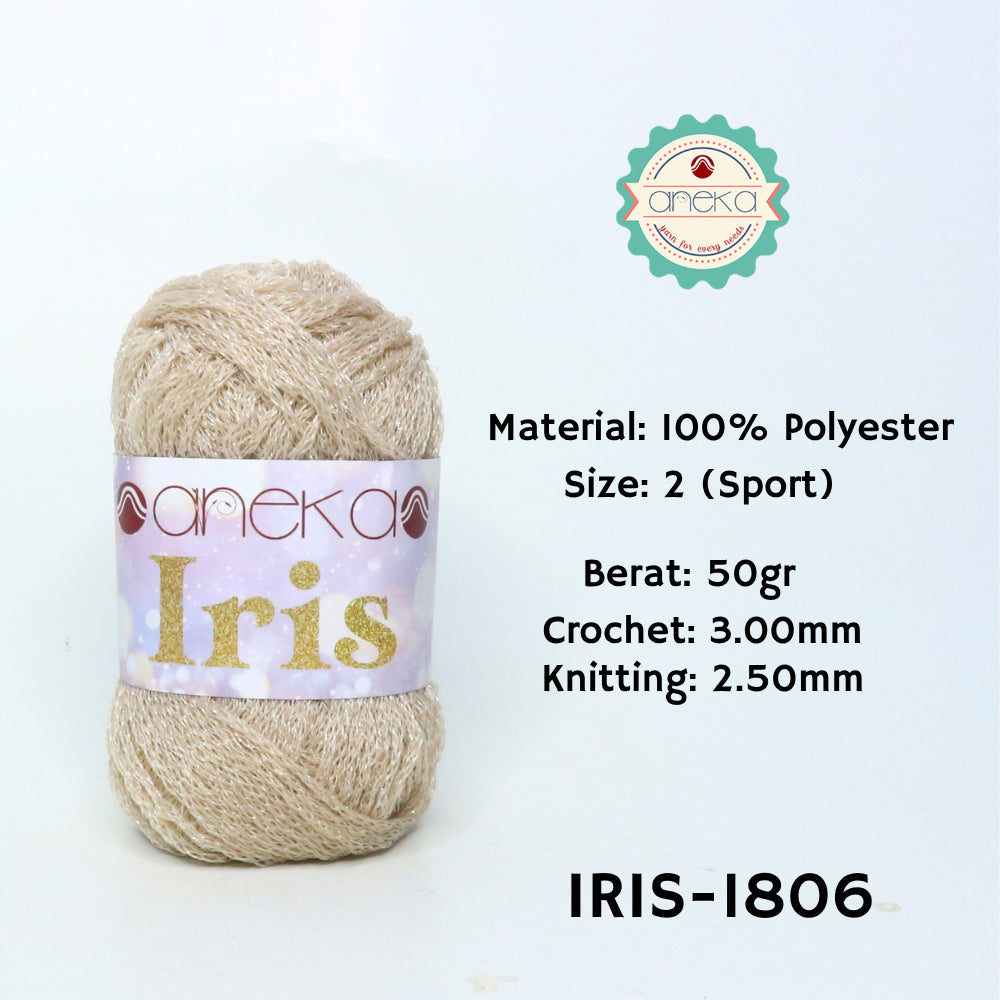 KATALOG - Benang Rajut Iris Glitter / Crochet Knitting Yarn