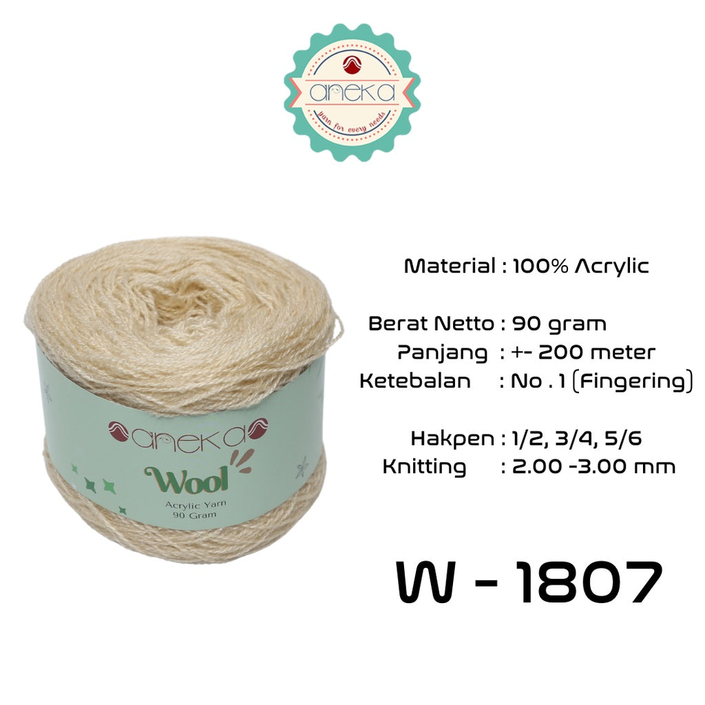 KATALOG - Benang Rajut Wool / Wol / Siet Yarn 90 gram - PART 1