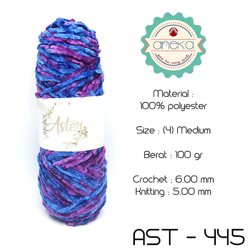 KATALOG - Benang Rajut Bludru ASTER MIX SEMBUR / Velvet Knitting Yarn PART 2