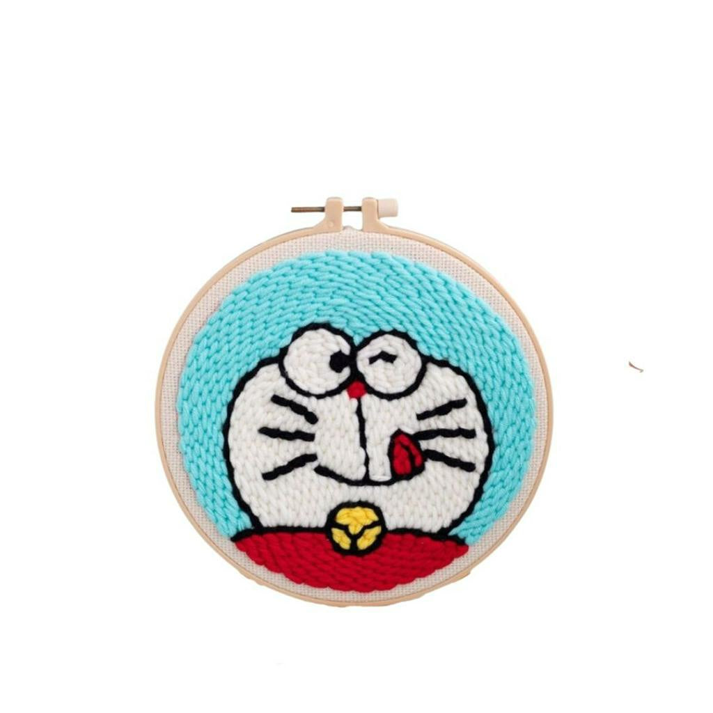 KATALOG - Round Canvas Punch Needle ANK / Kanvas Punch Bulat DIY
