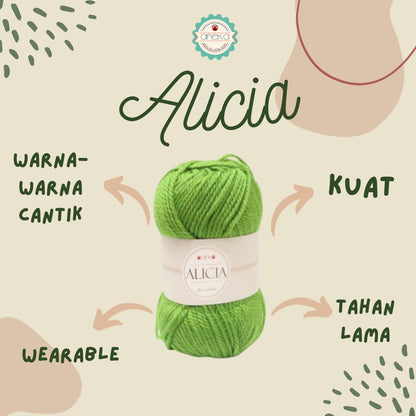 KATALOG - Benang Rajut Wool Alicia Yarn