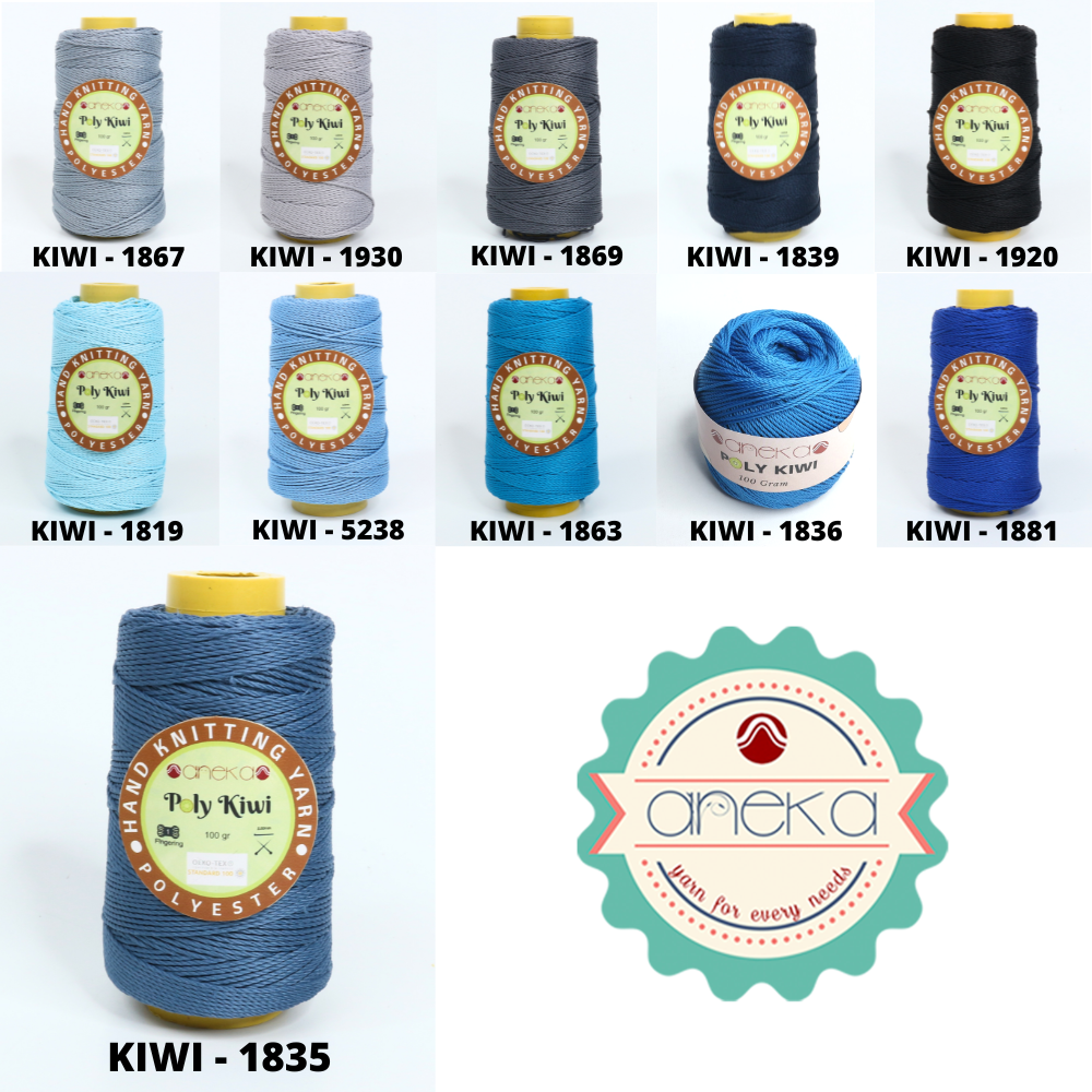 KATALOG - Benang Rajut Poli / Poly Kiwi Yarn - PREMIUM - Part 1
