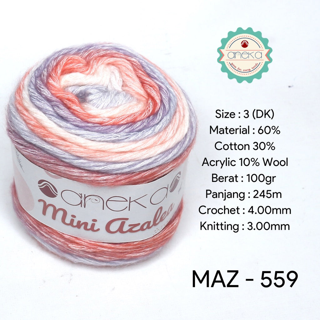 KATALOG - Benang Rajut Mini Azalea Yarn