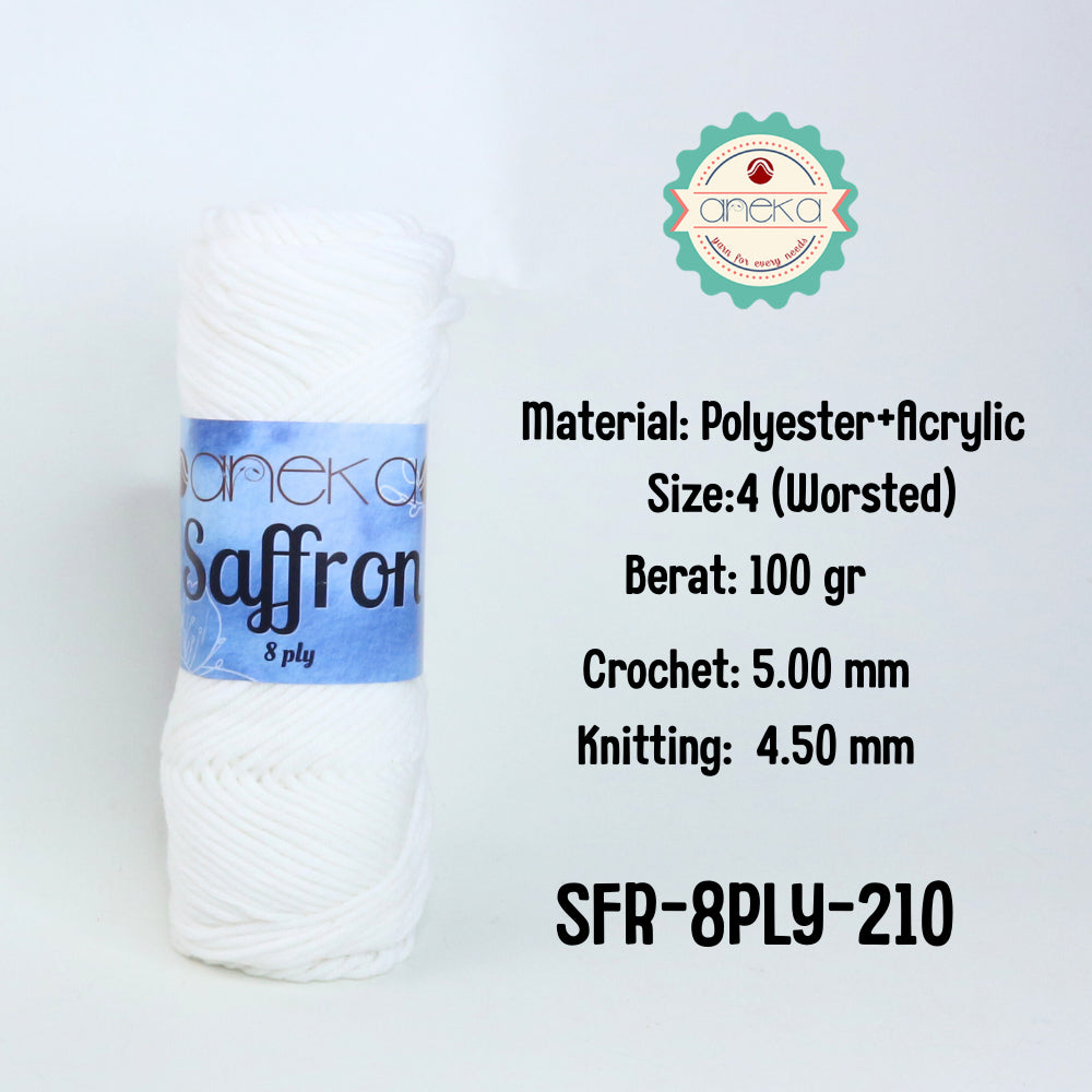 KATALOG - Benang Rajut Saffron 8 Ply / Crochet Knitting Yarn - Part 1