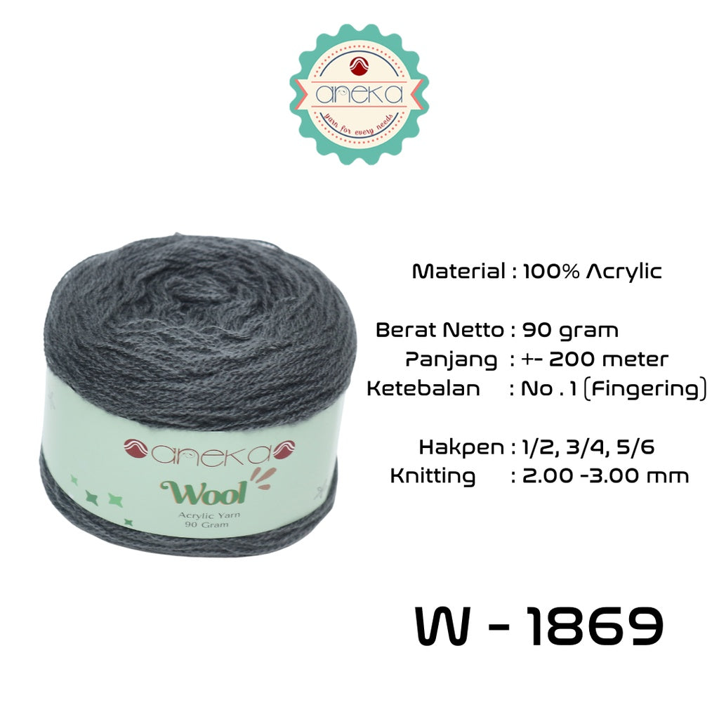 KATALOG - Benang Rajut Wool / Wol / Siet Yarn 90 gram - PART 2