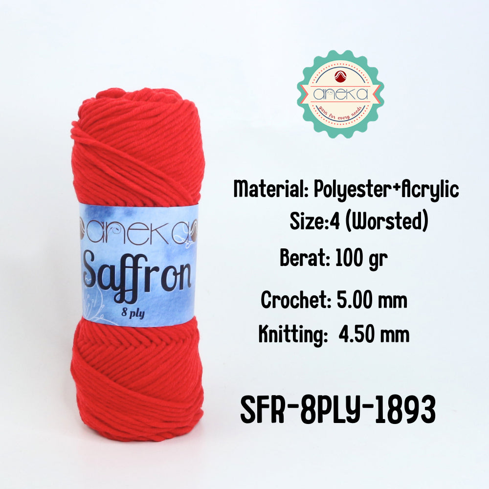 KATALOG - Benang Rajut Saffron 8 Ply / Crochet Knitting Yarn - Part 1