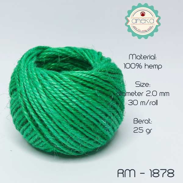 KATALOG - Tali Rami Warna Goni 25 gram 2ply / Jerami / Mendong / Pengikat Packing (+/- 30 meter)