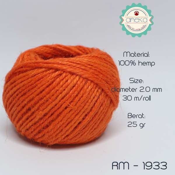 KATALOG - Tali Rami Warna Goni 25 gram 2ply / Jerami / Mendong / Pengikat Packing (+/- 30 meter)