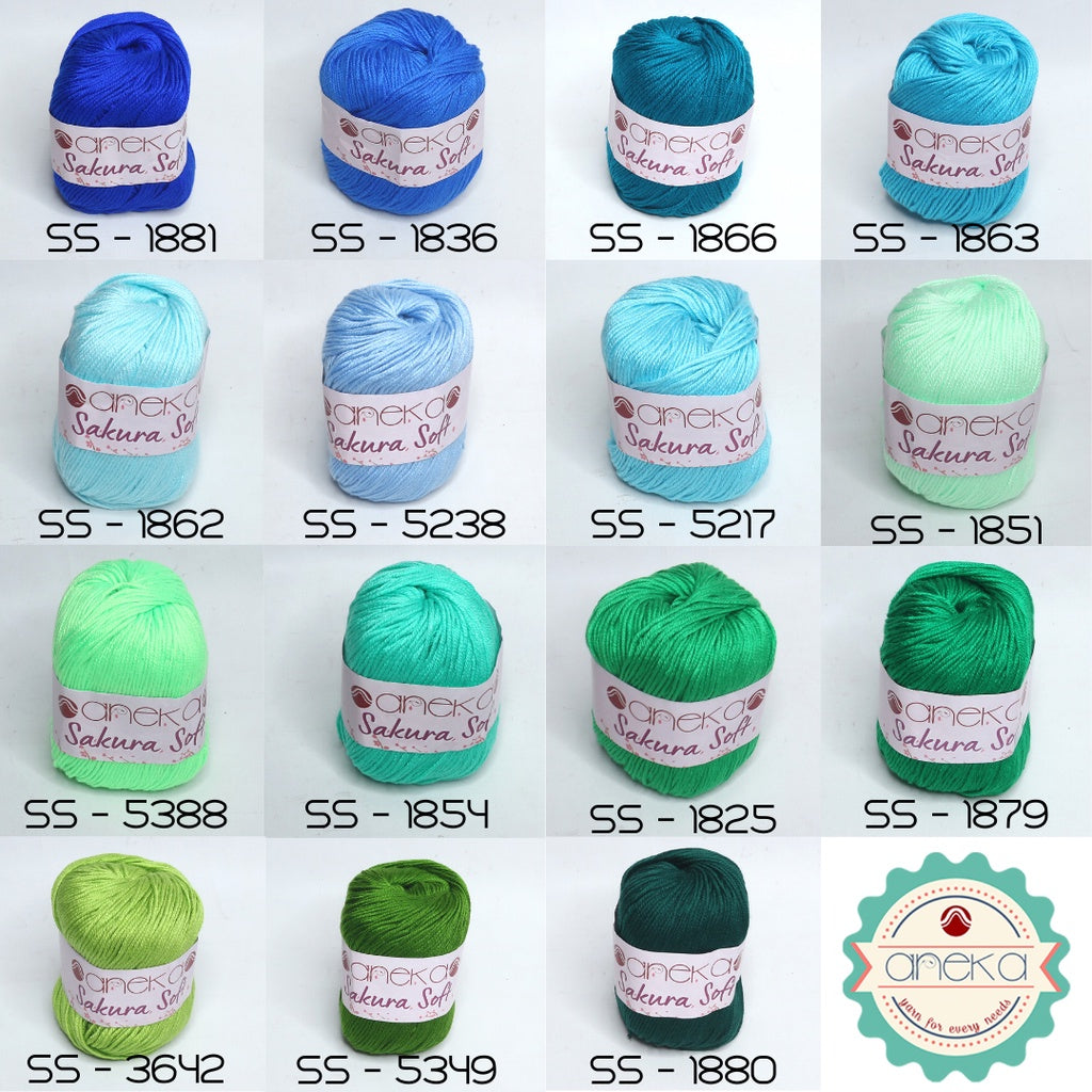 CATALOG - Sakura Soft Knitting Yarn / Silk Cotton Milk Cotton Yarn Part 2