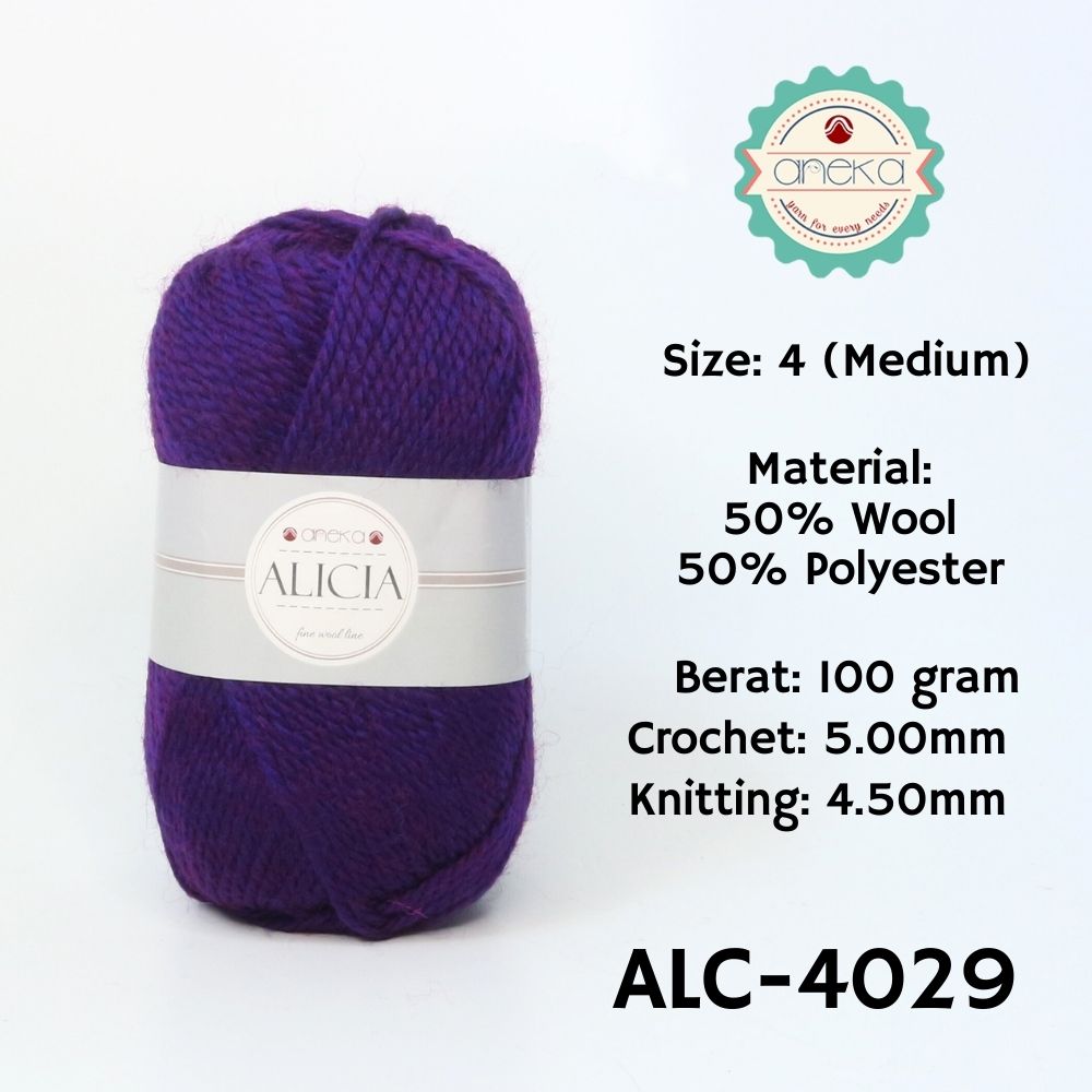 KATALOG - Benang Rajut Wool Alicia / Crochet Knitting Yarn - Part 2