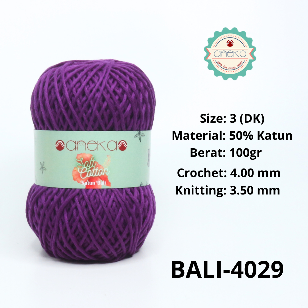 KATALOG - Benang Rajut Katun Bali ANEKA / Soft Cotton Big Ply made by ANEKABENANG PART 1
