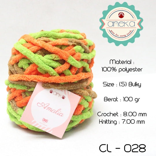 KATALOG - Benang Rajut Chenille Midi Amalia Yarn PART 2