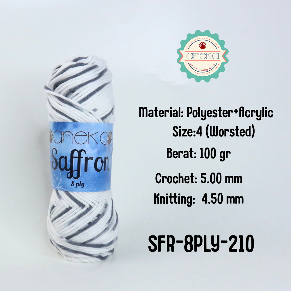 KATALOG - Benang Rajut Saffron 8 Ply / Crochet Knitting Yarn - Part 3