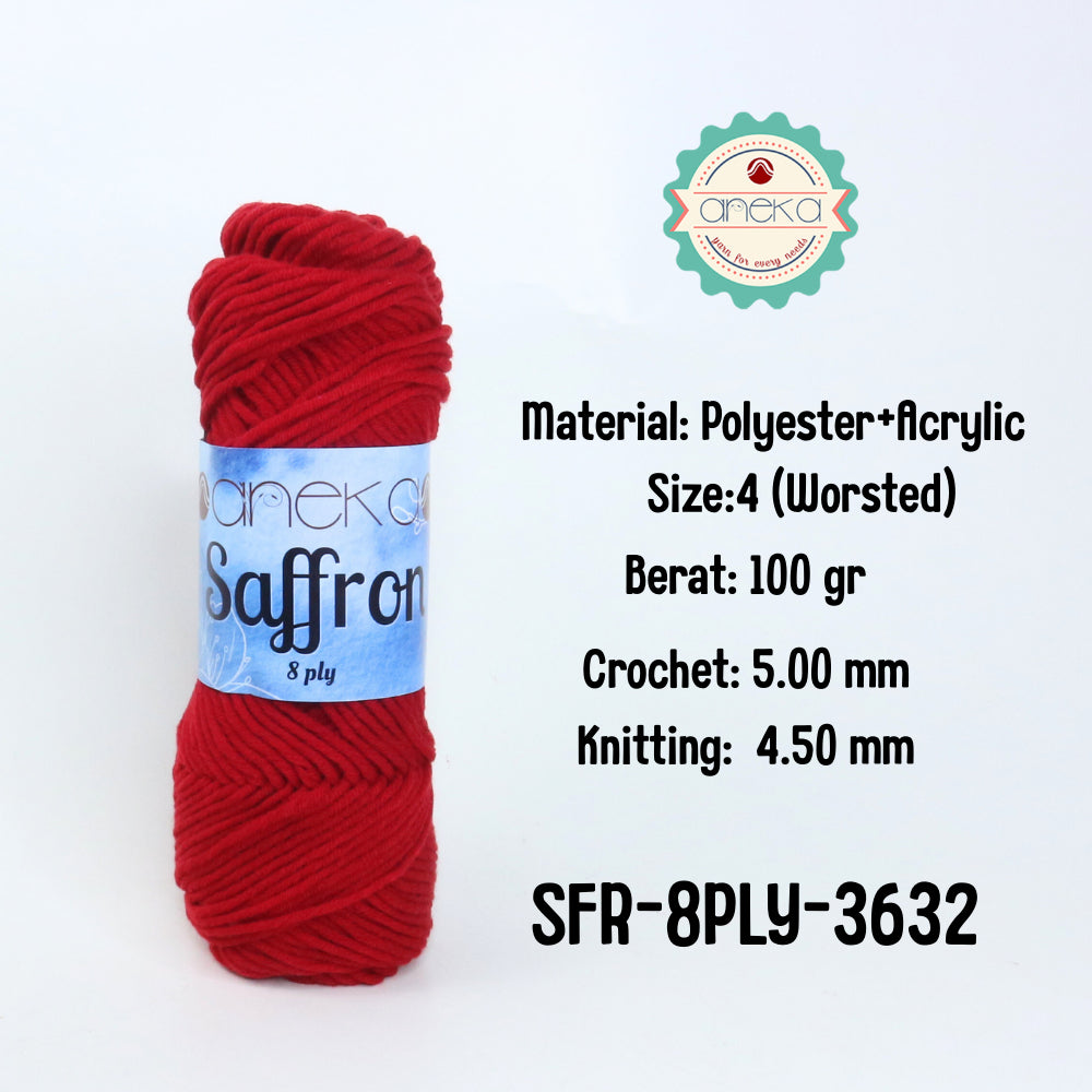 KATALOG - Benang Rajut Saffron 8 Ply / Crochet Knitting Yarn - Part 1
