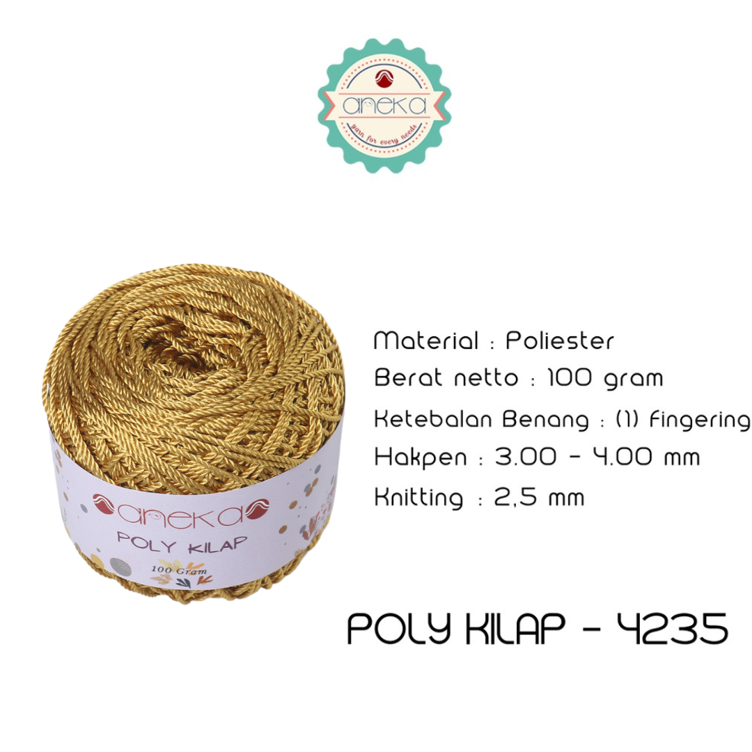 KATALOG - PREMIUM Benang Rajut Polyester/ Poliester / Poli Poly Kilap Warna PART 1