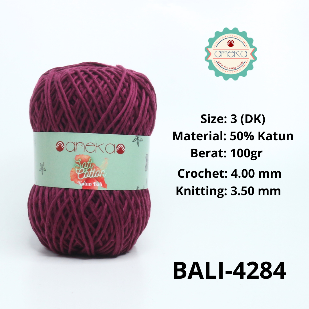 KATALOG - Benang Rajut Katun Bali ANEKA / Soft Cotton Big Ply made by ANEKABENANG PART 1