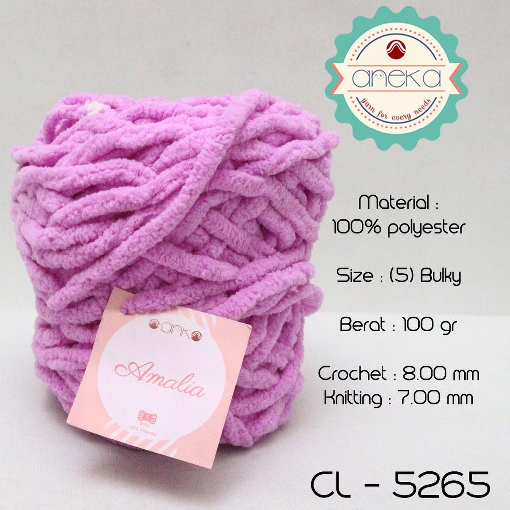 KATALOG - Benang Rajut Chenille Midi Amalia Yarn PART 1