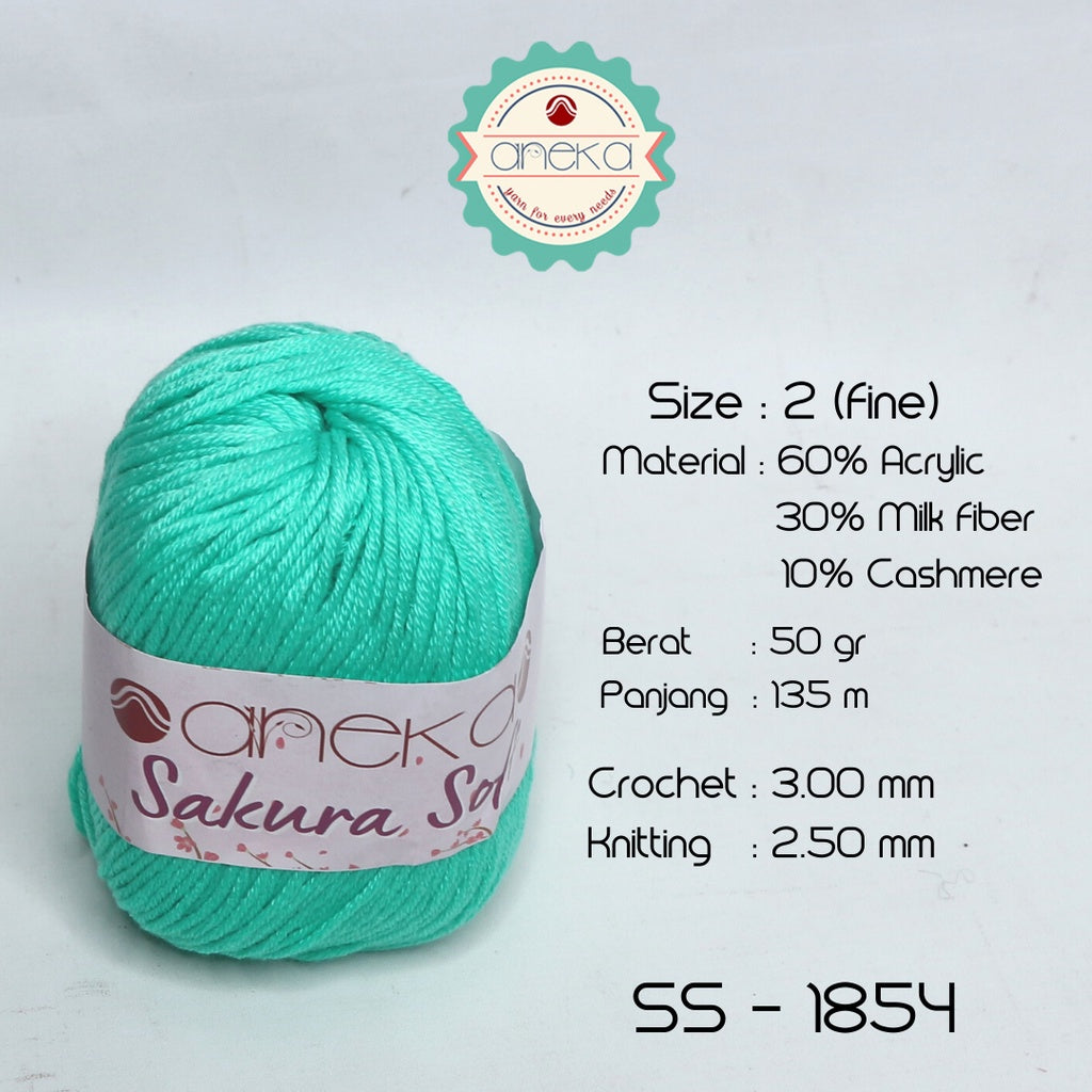 KATALOG - Benang Rajut Sakura Soft / Silk Cotton Milk Cotton Yarn Part 1