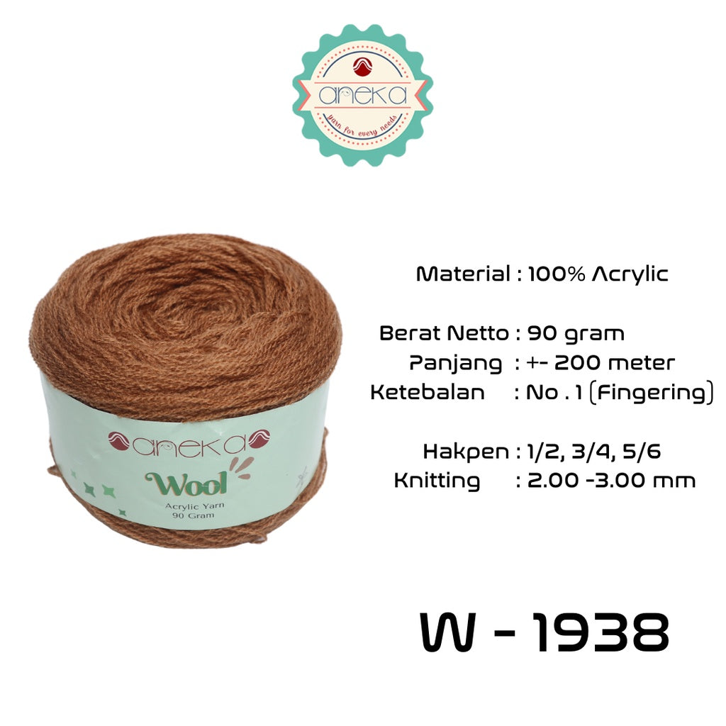 KATALOG - Benang Rajut Wool / Wol / Siet Yarn 90 gram - PART 1
