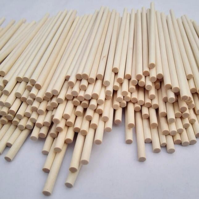 ANEKA - Kayu Dowel / Kayu Ramin Makrame Macrame Panjang 15 - 100cm Diameter 25mm
