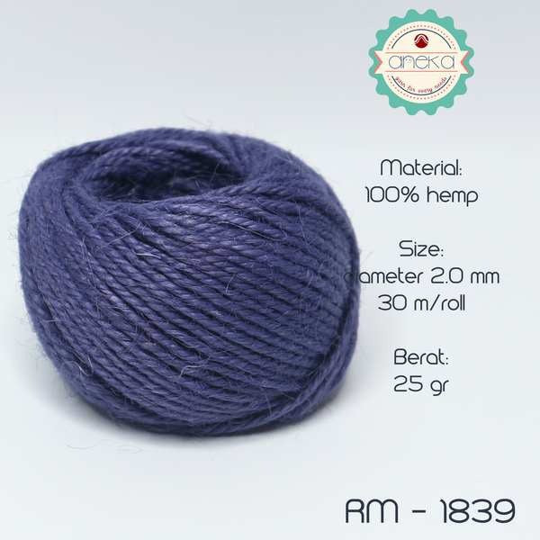 KATALOG - Tali Rami Warna Goni 25 gram 2ply / Jerami / Mendong / Pengikat Packing (+/- 30 meter)