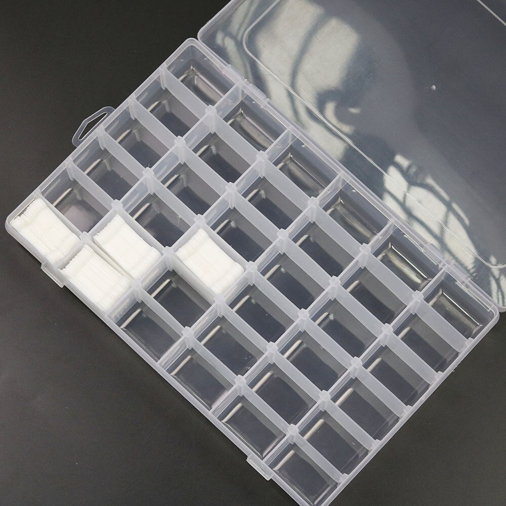 ANEKA - Kotak Box Bobbin / Penyimpanan Benang Sulam / Embroidery Floss Cross Stitch Organizer Storage Box Set Thread Bobbin