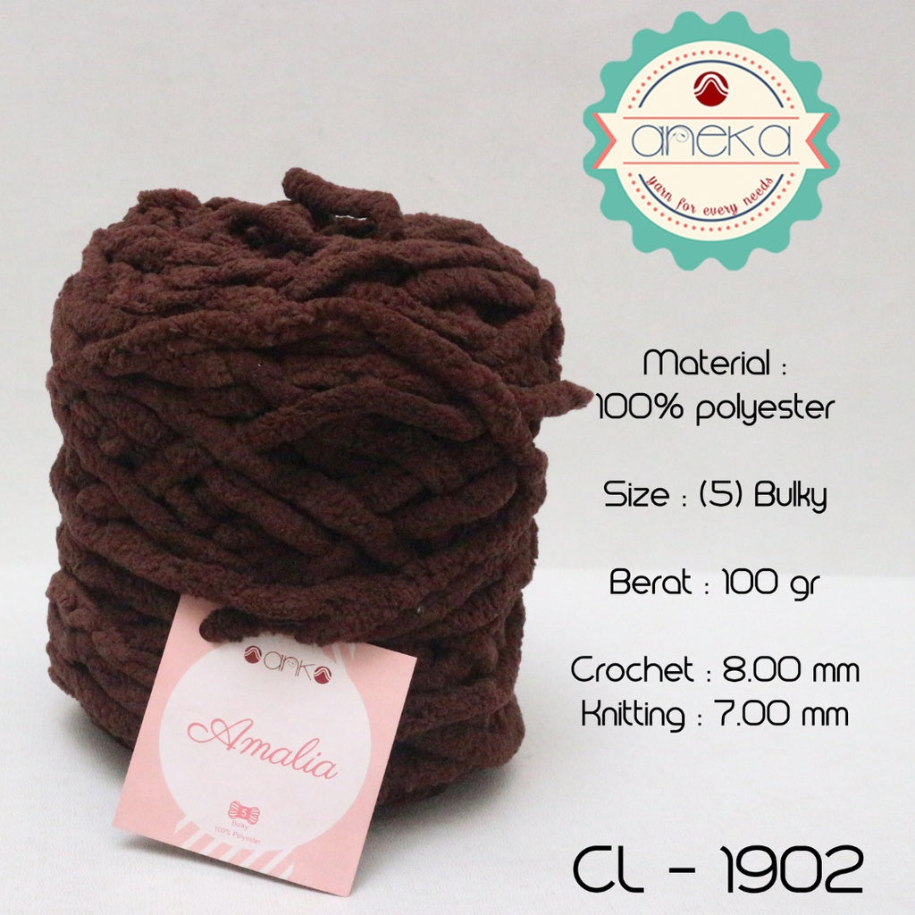 KATALOG - Benang Rajut Chenille Midi Amalia Yarn PART 1