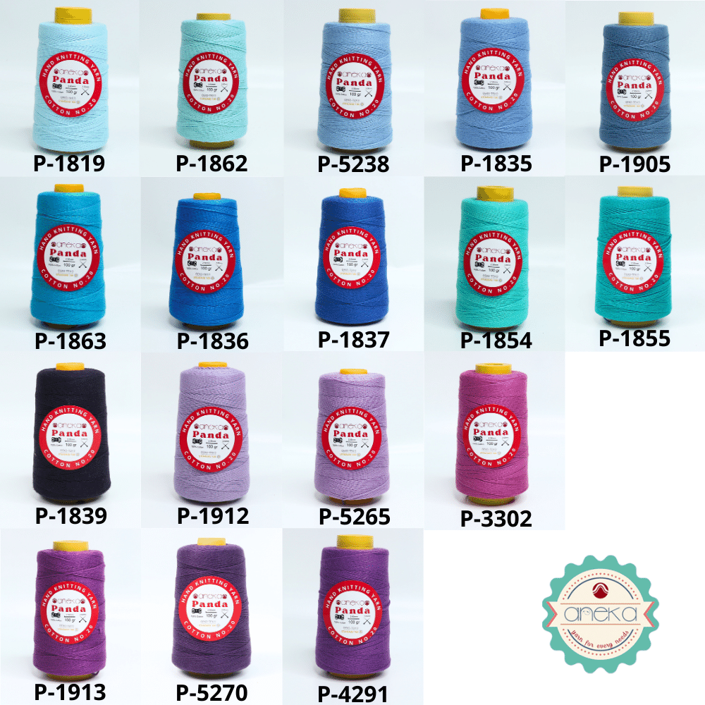 KATALOG - Benang Rajut Katun Panda / Cotton Yarn 2