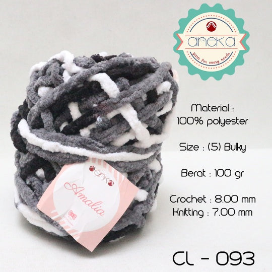 KATALOG - Benang Rajut Chenille Midi Amalia Yarn PART 2
