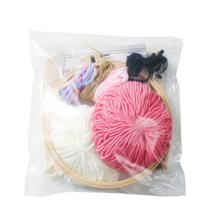 KATALOG - Round Canvas Punch Needle ANK / Kanvas Punch Bulat DIY