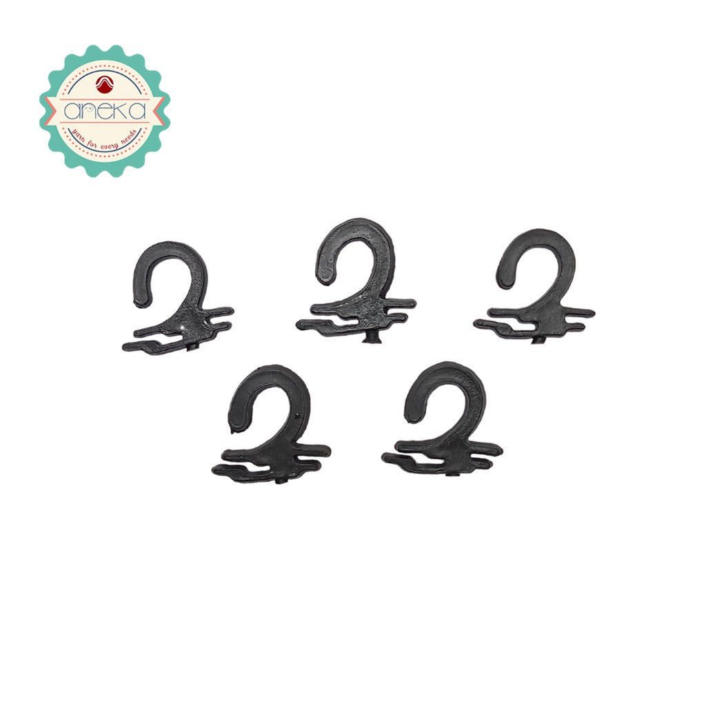 ANEKA - Gantungan / Hanger Kaos Kaki warna hitam - KG / KILOAN / 500GR