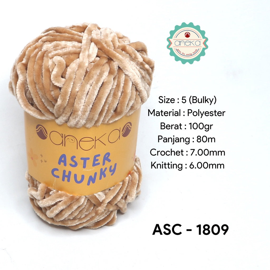 KATALOG - Benang Rajut Bludru Aster CHUNKY / Velvet Knitting Yarn