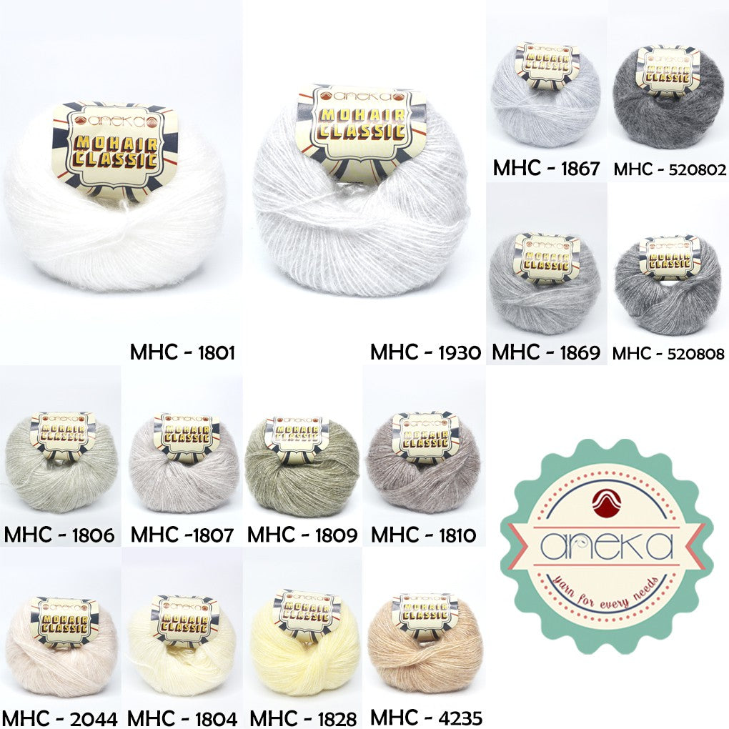 KATALOG - Benang Rajut Katun Mohair Classic / Mohair Polos / Benang Angora PART 1