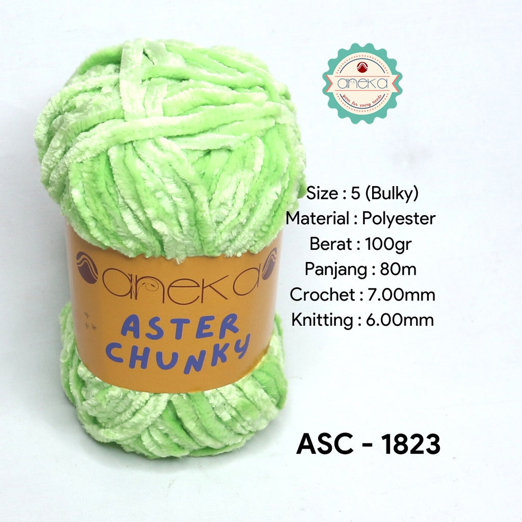 KATALOG - Benang Rajut Bludru Aster CHUNKY / Velvet Knitting Yarn
